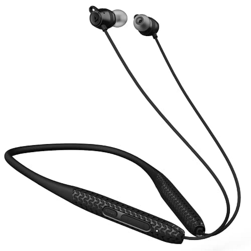 boAt Rockerz 255 ANC Bluetooth Neckband with 100 Hours Playback, Spatial Audio, 32dB ANC (Raven Black)