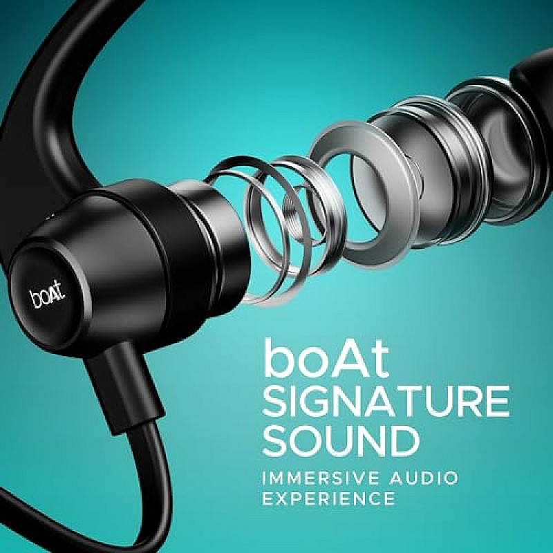 boAt Rockerz 255 ANC Bluetooth Neckband with 100 Hours Playback, Spatial Audio, 32dB ANC (Raven Black)