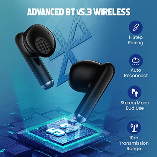 PTron Bassbuds Xtreme Truly Wireless in Ear Earbuds with mic Grey-Black PTron Bassbuds Xtreme Truly Wireless in Ear Earbuds with mic Grey-Black