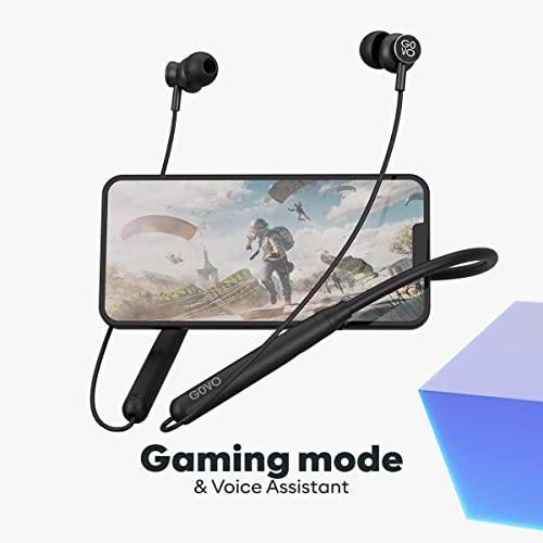 GOVO GoKixx 652 Bluetooth Neckband, 60 Hours Battery, ENC Technology, Fast Charge, Magnetic Buds, Gaming Mode (Black) GOVO GoKixx 652 Bluetooth Neckband, 60 Hours Battery, ENC Technology, Fast Charge, Magnetic Buds, Gaming Mode (Black)