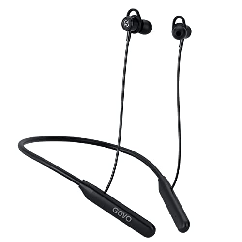 GOVO GOKIXX 621 Bluetooth Neckband, 22 Hours Battery, ENC Technology Platinum Black GOVO GOKIXX 621 Bluetooth Neckband, 22 Hours Battery, ENC Technology Platinum Black