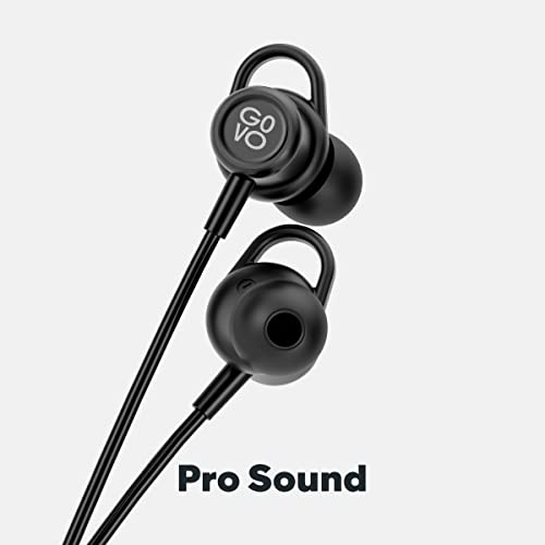 GOVO GOKIXX 621 Bluetooth Neckband, 22 Hours Battery, ENC Technology Platinum Black GOVO GOKIXX 621 Bluetooth Neckband, 22 Hours Battery, ENC Technology Platinum Black