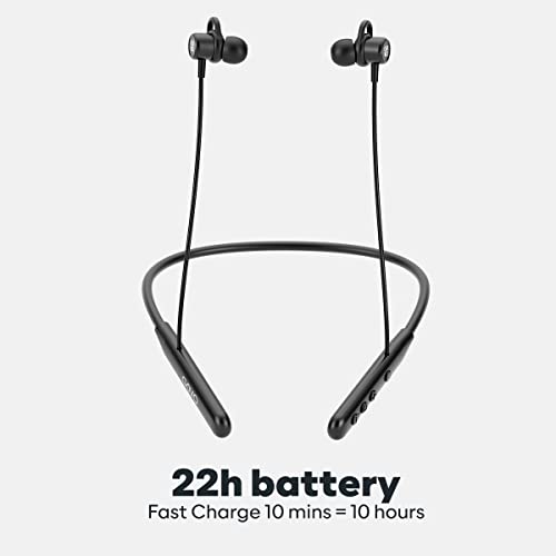 GOVO GOKIXX 621 Bluetooth Neckband, 22 Hours Battery, ENC Technology Platinum Black GOVO GOKIXX 621 Bluetooth Neckband, 22 Hours Battery, ENC Technology Platinum Black