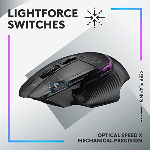 Logitech G502 X Lightspeed Plus Wireless RGB Gaming Mouse Black Logitech G502 X Lightspeed Plus Wireless RGB Gaming Mouse Black