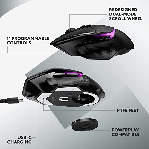 Logitech G502 X Lightspeed Plus Wireless RGB Gaming Mouse Black Logitech G502 X Lightspeed Plus Wireless RGB Gaming Mouse Black