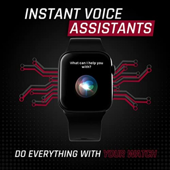 HAMMER Pulse Ace Pro Bluetooth Calling Smartwatch with Aluminium Alloy Body (Black)