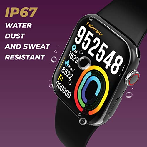 HAMMER Pulse Ace Pro Bluetooth Calling Smartwatch with Aluminium Alloy Body (Black) HAMMER Pulse Ace Pro Bluetooth Calling Smartwatch with Aluminium Alloy Body (Black)