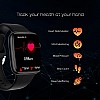 WRISTIO 2 Smartwatch, 1.9" Industry-Leading HD Display, BT Calling, Upto 30 Days Standby Time, Wireless Charging, Rotating Crown, Split Screen, Water Resistant, AI-Enabled Health Monitor, Black