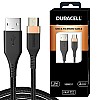 Duracell USB A to Micro Cables, 2A Braided Sync & Quick Charging Cable, 3.9 Feet (1.2M) Series 1 Black