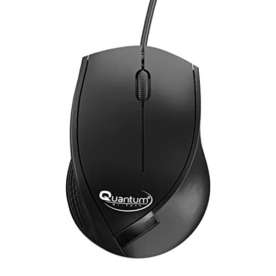 Quantum Wireless Mouse with Upto 12 Months Battery Life(Cell Included), Silent Keys