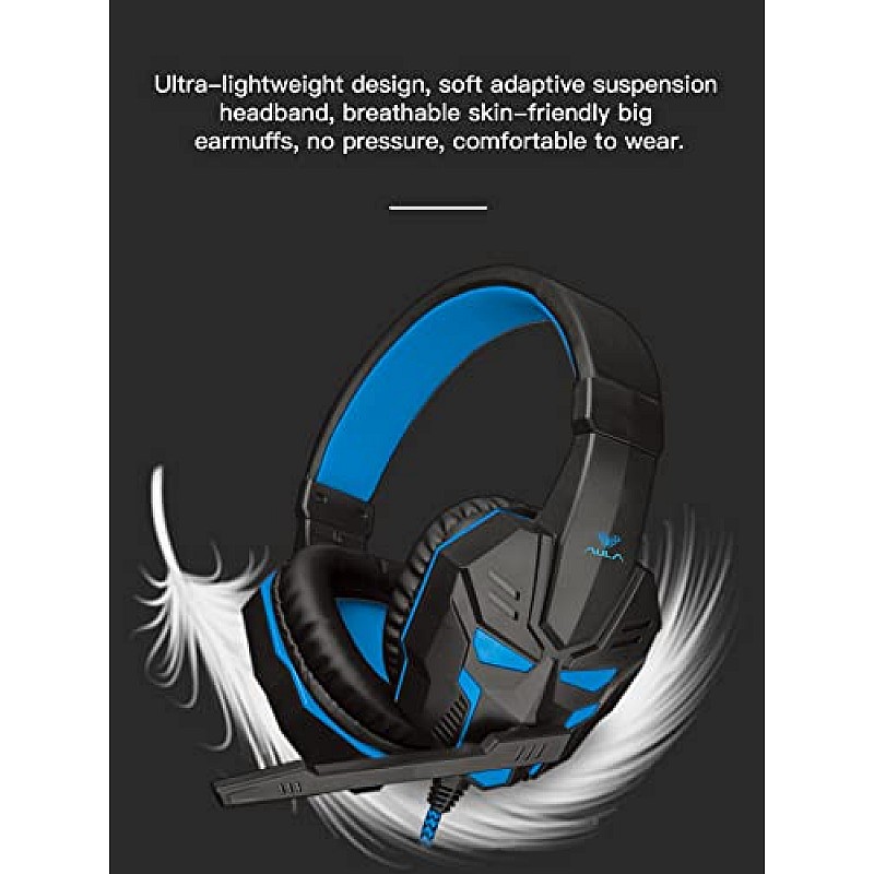 Aula LB-01 Prime Gaming Over-ear Headset Blue