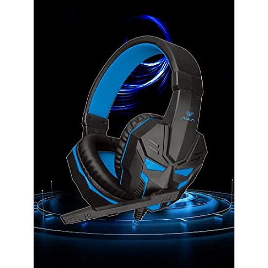 Aula LB-01 Prime Gaming Over-ear Headset Blue