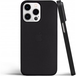 AIRTREE Polypropylene Back Cover for iPhone 14 Pro Minimal Protect Ultra Thin Anti Scratch Matte Finish Case for iPhone 14 Pro (Black)