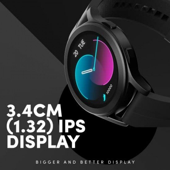 SENS EDYSON 2 Smartwatch with 1.32 Round IPS Display with BT Calling Matte Black
