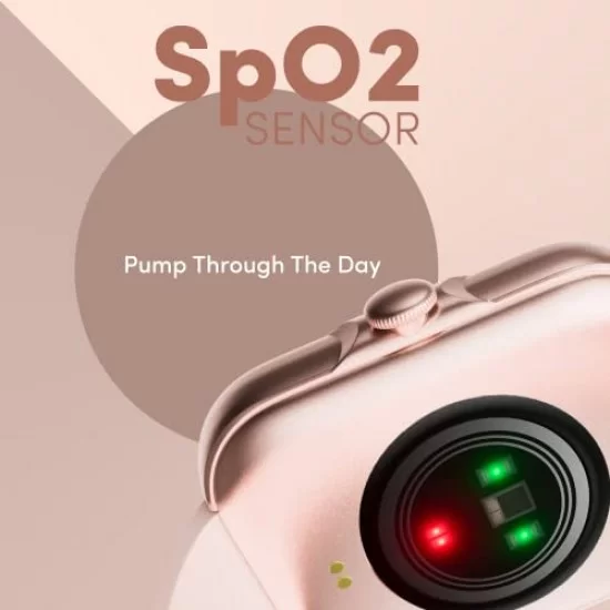 SENS NUTON 1 with 1.7 IPS Display, Orbiter, 5ATM & 150+ Watch Faces & Free Additional Strap (Rose Pink)