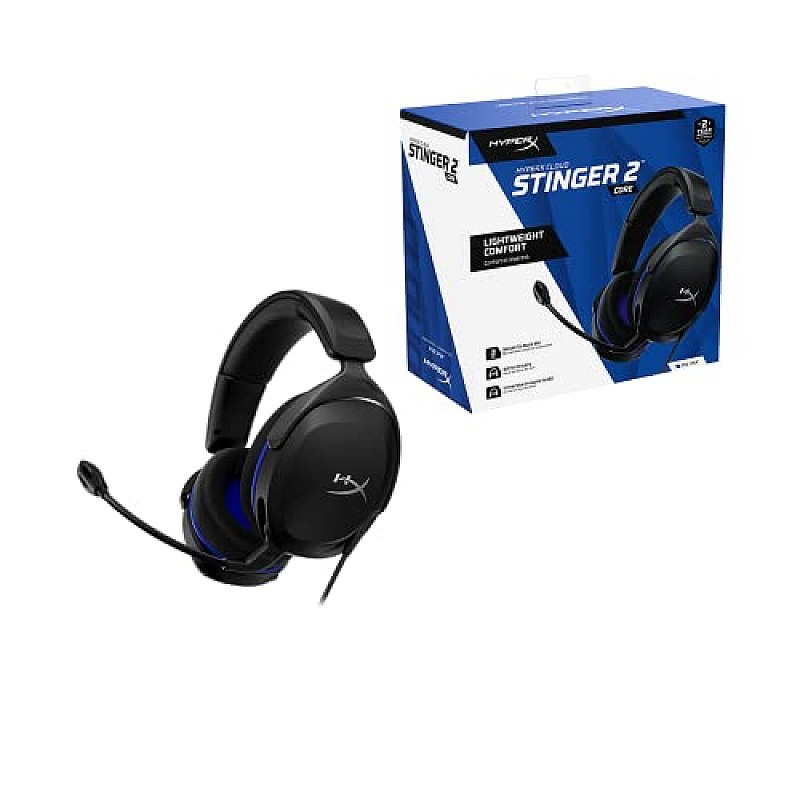 HyperX Cloud Stinger 2 Core Gaming Headset for Playstation-Black (6H9B6Aa),Over Ear,Wired