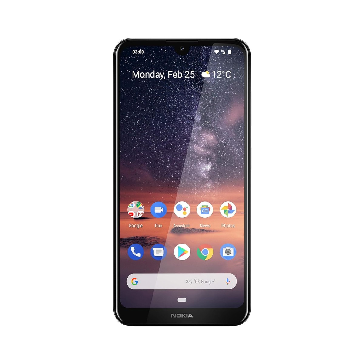 Nokia 3.2 (Black, 3GB RAM, 32GB Storage) refurbished