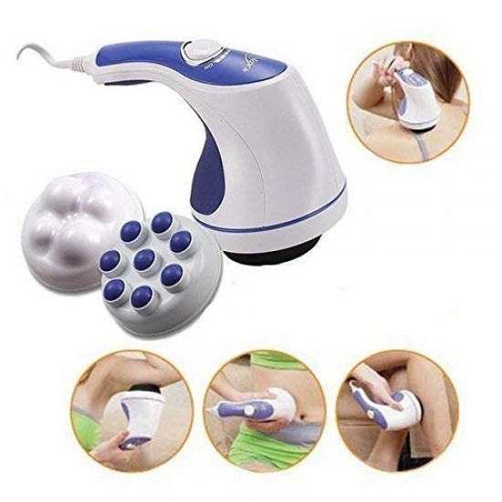Airtree Relax Spin Tone Body Massager Machine, Full Body Massager for Pain Relief Spin Tone Handheld Corded 