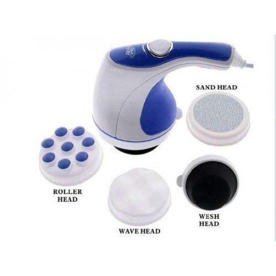 Airtree Relax Spin Tone Body Massager Machine, Full Body Massager for Pain Relief Spin Tone Handheld Corded 