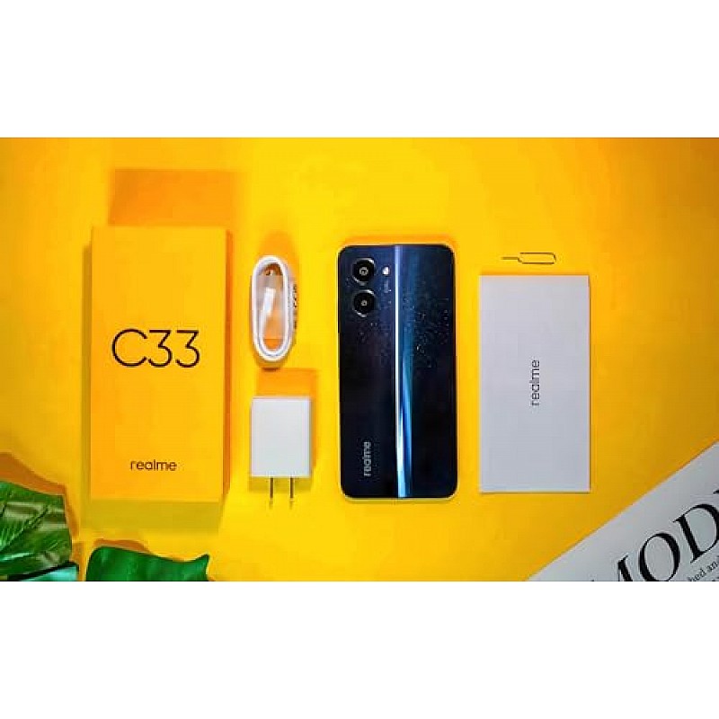 realme C33 (Night Sea, 3GB RAM, 32GB Storage) Refurbished