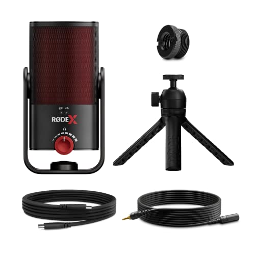 Rode X XCM-50 USB Condenser Microphone,Cardioid Polar Pattern, Headphone Output, Internal DSP, and 360-degree Swing Mount Rode X XCM-50 USB Condenser Microphone,Cardioid Polar Pattern, Headphone Output, Internal DSP, and 360-degree Swing Mount