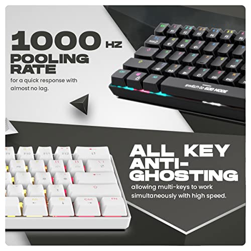 Cosmic Byte CB-GK-32 Themis 61 Key Mechanical Per Key RGB Gaming Keyboard Red Switches Black Cosmic Byte CB-GK-32 Themis 61 Key Mechanical Per Key RGB Gaming Keyboard Red Switches Black