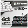 Cosmic Byte CB-GK-32 Themis 61 Key Mechanical Per Key RGB Gaming Keyboard Red Switches Black