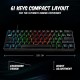 Cosmic Byte CB-GK-32 Themis 61 Key Mechanical Per Key RGB Gaming Keyboard Red Switches Black