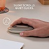 Logitech Pebble Wireless Mouse with Bluetooth or 2.4 GHz Receiver, Silent, Slim Computer Mouse  Sand