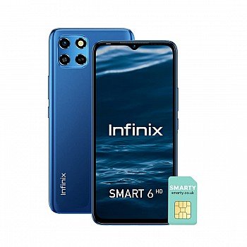 Infinix Smart 6 HD (Origin Blue, 32 GB) (2 GB RAM) Refurbished