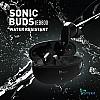 SYSKA Sonic Buds IEB800 True Wireless Earbuds with Ultra Sync Technology, 30Hr Play Time, Smooth Touch Control Jet Black