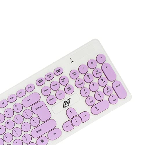 Ant Value FKBRI05 Wireless Keyboard Mouse Combo 110 Keys Full Size Ultra Thin Keyboard for Laptop (Blue) Ant Value FKBRI05 Wireless Keyboard Mouse Combo 110 Keys Full Size Ultra Thin Keyboard for Laptop (Blue)