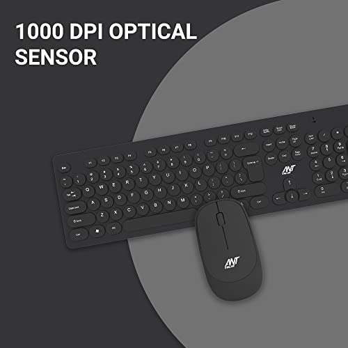 Ant Value FKBRI05 Wireless Keyboard Mouse Combo 110 Keys Full Size Ultra Thin Keyboard for Laptop (Blue) Ant Value FKBRI05 Wireless Keyboard Mouse Combo 110 Keys Full Size Ultra Thin Keyboard for Laptop (Blue)