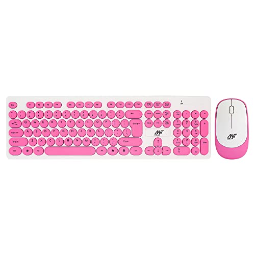 Ant Value FKBRI05 Wireless Keyboard Mouse Combo 110 Keys Full Size Ultra Thin Keyboard for Laptop (Blue) Ant Value FKBRI05 Wireless Keyboard Mouse Combo 110 Keys Full Size Ultra Thin Keyboard for Laptop (Blue)