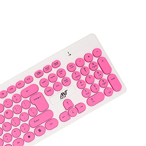 Ant Value FKBRI05 Wireless Keyboard Mouse Combo 110 Keys Full Size Ultra Thin Keyboard for Laptop (Blue) Ant Value FKBRI05 Wireless Keyboard Mouse Combo 110 Keys Full Size Ultra Thin Keyboard for Laptop (Blue)