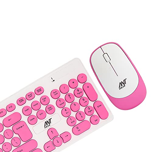 Ant Value FKBRI05 Wireless Keyboard Mouse Combo 110 Keys Full Size Ultra Thin Keyboard for Laptop (Blue) Ant Value FKBRI05 Wireless Keyboard Mouse Combo 110 Keys Full Size Ultra Thin Keyboard for Laptop (Blue)