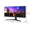 LG Ultrawide 29Wp60G 29 Inch Wfhd 2560 X 1080 Pixels IPS Gaming Monitor with 1Ms Response Rate, 75Hz Refresh Rate Black