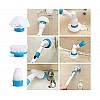 Airtree Rotating Electric 360 Cordless Bathtub & Tile Scrubber Movable Surface Cleaner With 3 Replaceable Cleaning Brush Heads