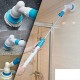 Airtree Rotating Electric 360 Cordless Bathtub & Tile Scrubber Movable Surface Cleaner With 3 Replaceable Cleaning Brush Heads