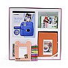 Fujifilm Instax Mini 9 Instant Camera (Cobalt Blue) Gift Box with 10 Shots