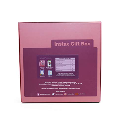 Fujifilm Instax Mini 9 Instant Camera Cobalt Blue - Gift Box with 10 Shots