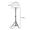 Amazon Basics LED Ring Light (14-inch) with Tripod Stand & Mini Tripod, and Dual Temperature Modes