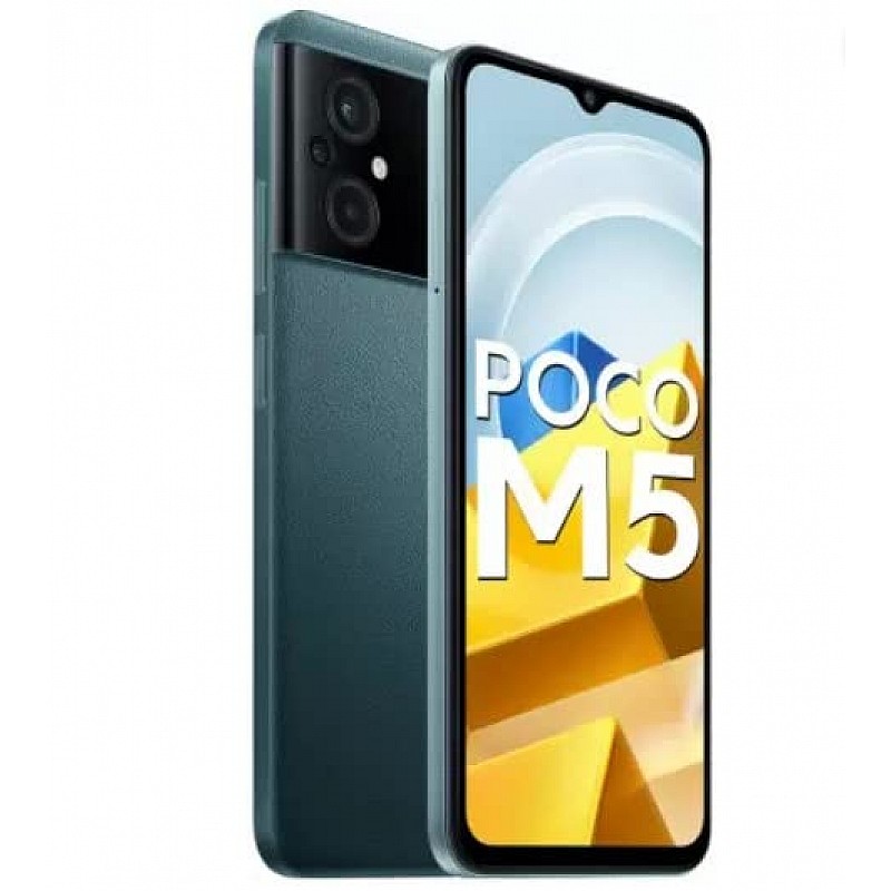 POCO M5 (Icy Blue, 6GB RAM 128 GB Storage Refurbished