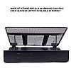 Callas Ventilated Height Adjustable Laptop Cooling Pad/Laptop Stand Metal Mesh | Strong Material Stand (Black Pack of 1)