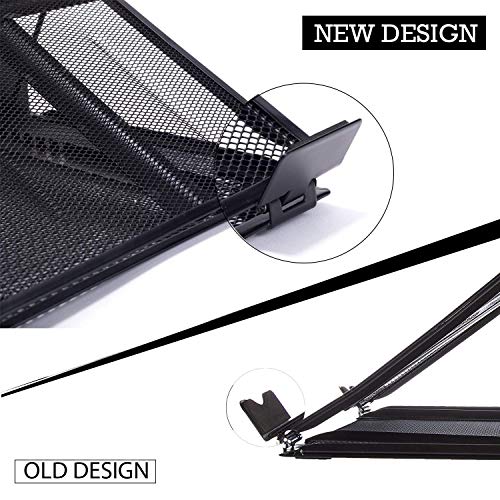 Callas Ventilated Height Adjustable Laptop Cooling Pad/Laptop Stand Metal Mesh | Strong Material Stand (Black Pack of 1) Callas Ventilated Height Adjustable Laptop Cooling Pad/Laptop Stand Metal Mesh | Strong Material Stand (Black Pack of 1)