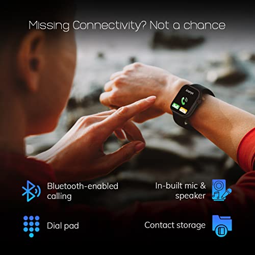 WRISTIO 3 1.85" HD, Bluetooth Calling Smart Watch, 50+ Sports Modes, Rotating Crown, 15 days battery life (Black) WRISTIO 3 1.85" HD, Bluetooth Calling Smart Watch, 50+ Sports Modes, Rotating Crown, 15 days battery life (Black)
