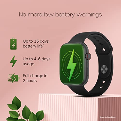 WRISTIO 3 1.85" HD, Bluetooth Calling Smart Watch, 50+ Sports Modes, Rotating Crown, 15 days battery life (Black) WRISTIO 3 1.85" HD, Bluetooth Calling Smart Watch, 50+ Sports Modes, Rotating Crown, 15 days battery life (Black)