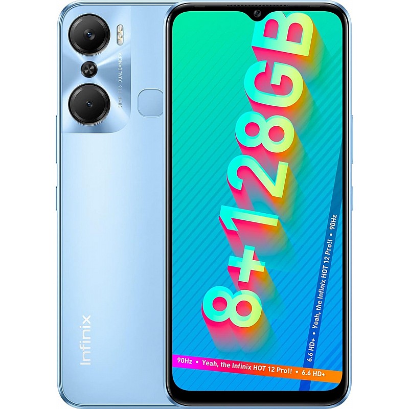 Infinix Hot 12 Pro (Electric Blue, 8GB RAM 128GB Storage) Refurbished