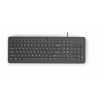 HP 150 Wired USB Keyboard Black