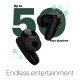 Noise Buds Connect Truly Wireless in Ear Earbuds with 50H Playtime, Quad Mic with ENC, Instacharge (Carbon Black)